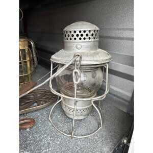 Antique CPR Railroad Lantern Canadian Pacific Railroad